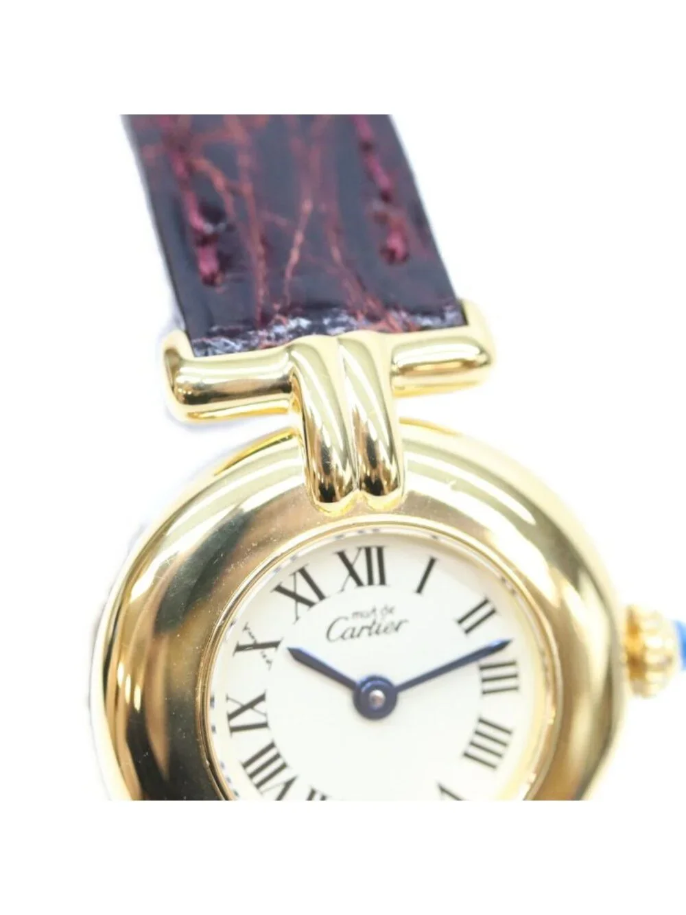 Cartier Must Colisee SM Vermeil Ivory Roman Dial Watch